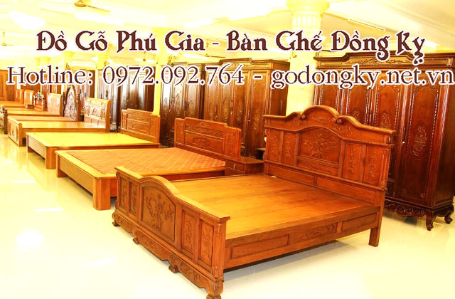 nơi kinh doanh và sản xuất giường ngủ gỗ hương